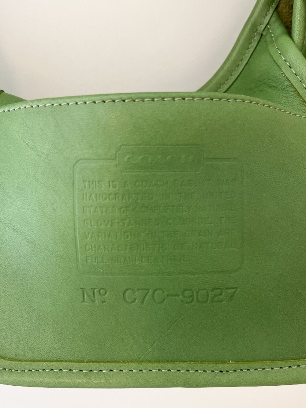 RARE Vintage Coach 9027 Ergo Mini Satchel in Leaf - Picture 6 of 7